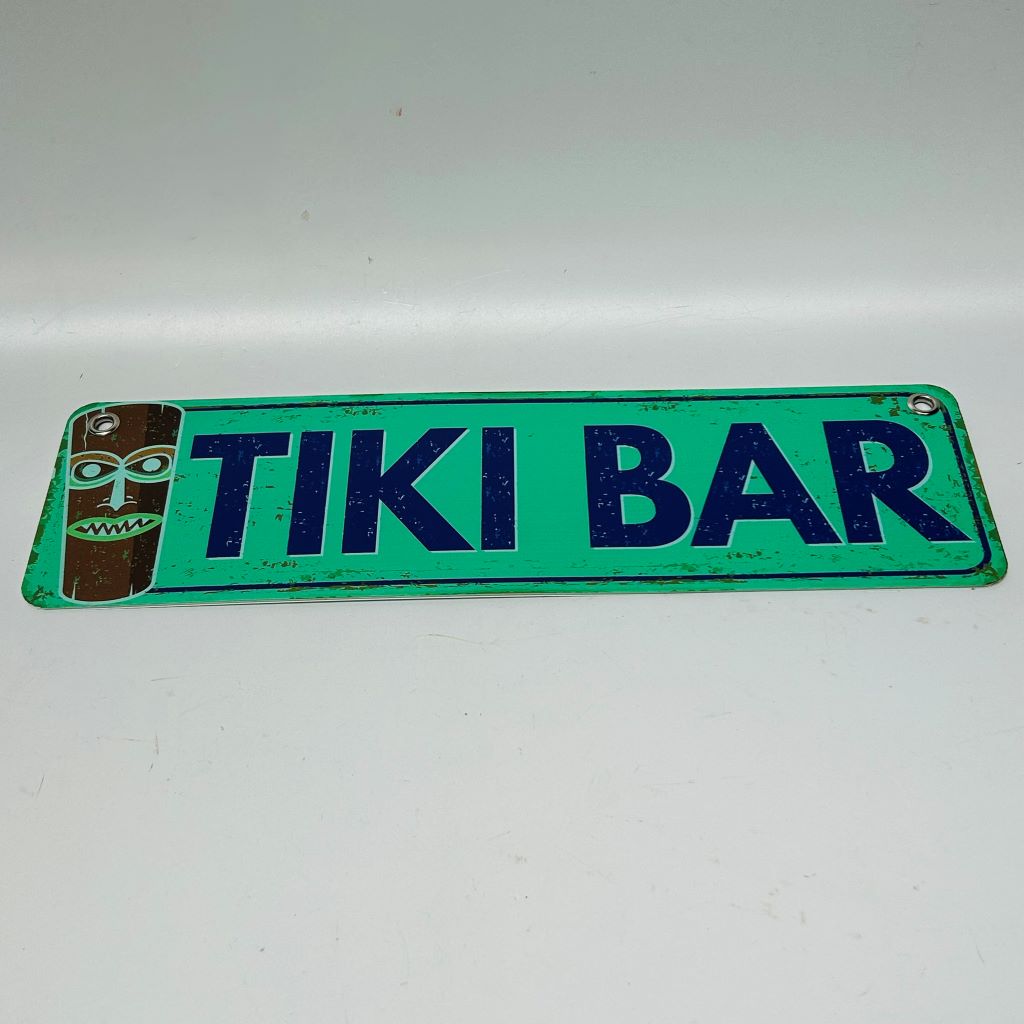 SIGN, TIKI BAR Cor-flute 57cm x 17cm